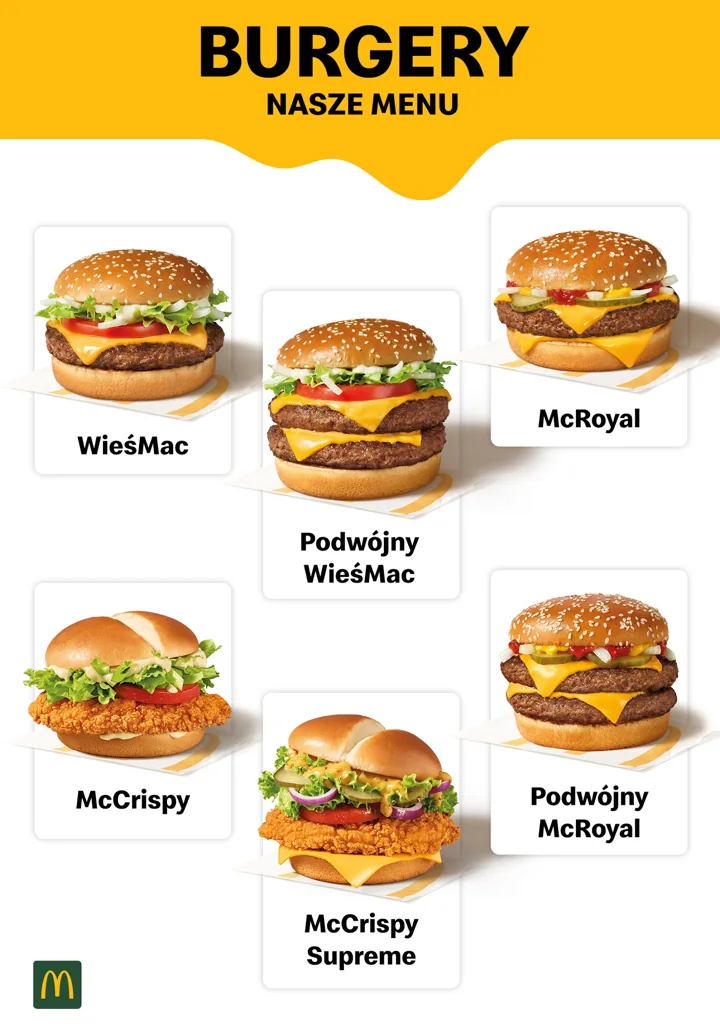 McDonald's Mszczonów: karta dań