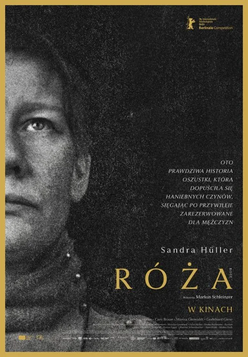Plakat filmu Róża opublikowany w repertuarze kina MOK